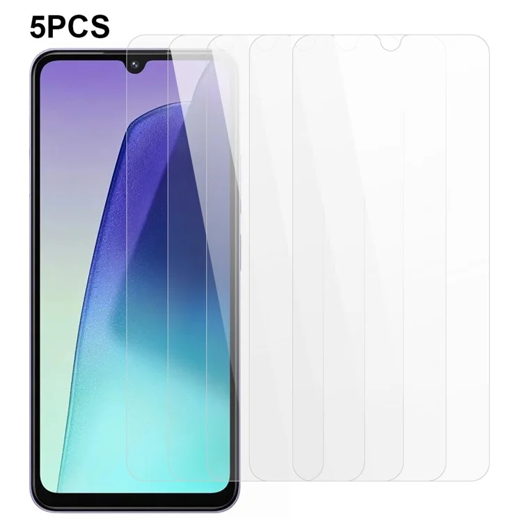 5Pcs For Xiaomi Poco C75 4G / Redmi 14R 5G / 14C 4G Screen Protector 0.3mm 2.5D Tempered Glass Clear Film-Cellmalls