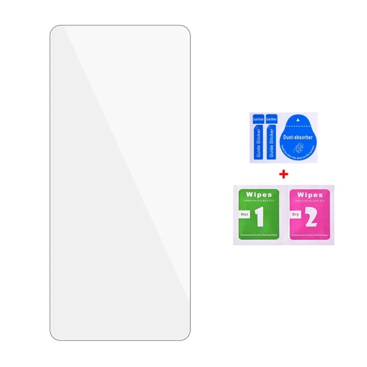 5Pcs For Xiaomi Redmi 12 5G (Global) / Poco M6 Pro 5G Tempered Glass Film 0.3mm Clear 2.5D Anti-Scratch Screen Protector-Cellmalls