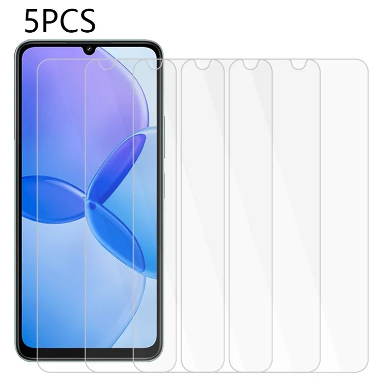 5PCS For Xiaomi Redmi 13R 5G / 13C 4G  / 13C 5G / Poco M6 5G / Poco C65 4G Tempered Glass Film 0.3mm 2.5D Screen Protector Easy Install, Anti-Scratch-Cellmalls