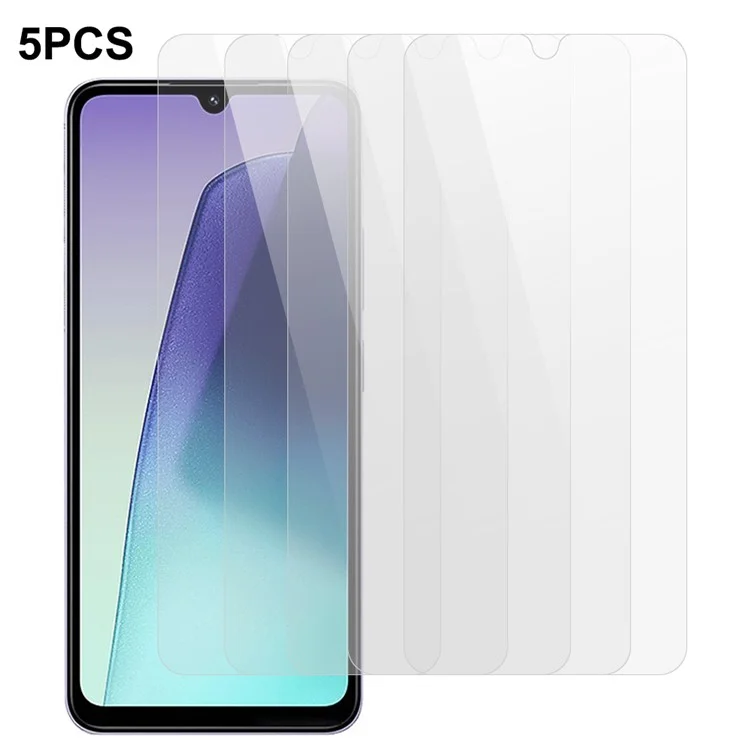 5Pcs For Xiaomi Poco C75 4G / Redmi 14R 5G / 14C 4G Screen Protector 0.3mm 2.5D Tempered Glass Clear Film-Cellmalls
