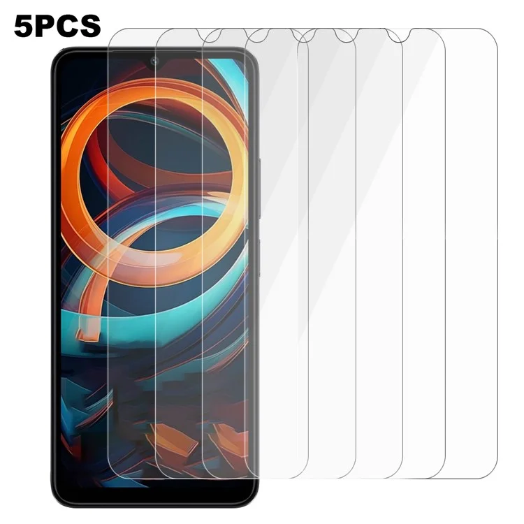 5Pcs For Xiaomi Redmi A3 Pro 4G Screen Protector 0.3mm 2.5D Tempered Glass Clear Film-Cellmalls