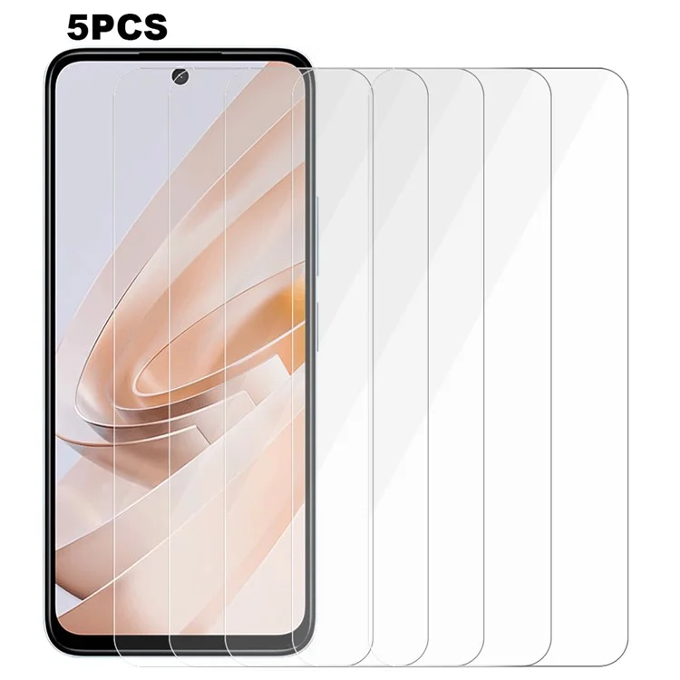 5PCS For Xiaomi Redmi Note 13R 5G Screen Protector Tempered Glass 2.5D 0.3mm Thickness-Cellmalls