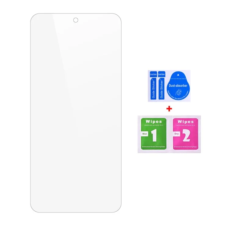 5Pcs For Xiaomi Redmi Note 14 5G / 14 4G (163.25x76.55x8.16mm) Screen Protector 0.3mm 2.5D Tempered Glass Clear Film-Cellmalls