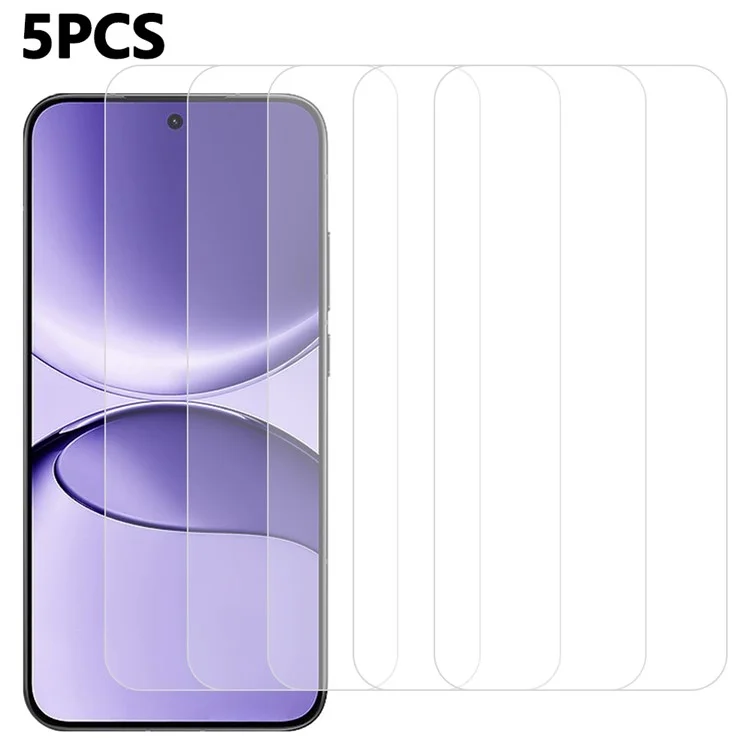 5Pcs For Xiaomi Redmi Turbo 4 Pro 5G Front Screen Protector 0.3mm 2.5D Tempered Glass Clear Film-Cellmalls