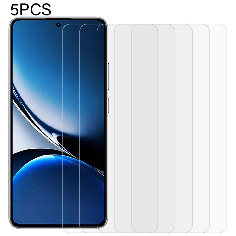 5Pcs For Xiaomi Redmi Turbo 4 5G Screen Protector 0.3mm 2.5D Tempered Glass Clear Film-Cellmalls