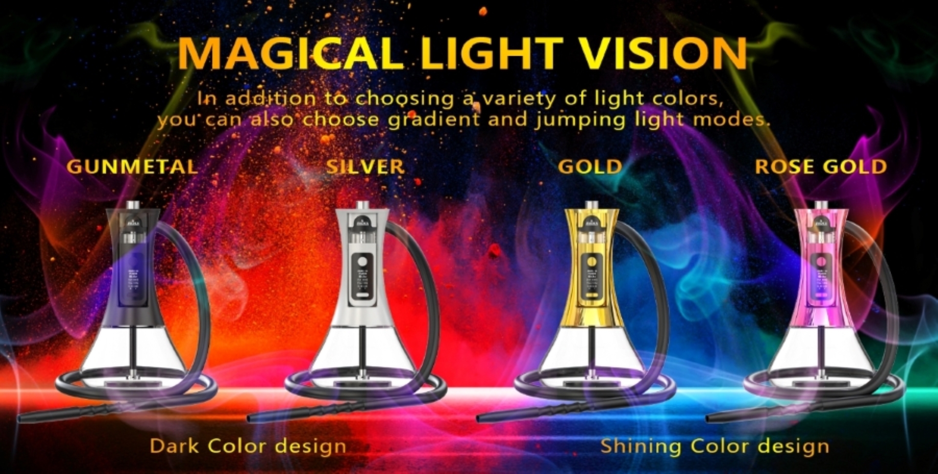 EHUKA X1 Shisha E hookah Dual-use Replaceable Pod Vape kit Smart Display Adjustable Voltage