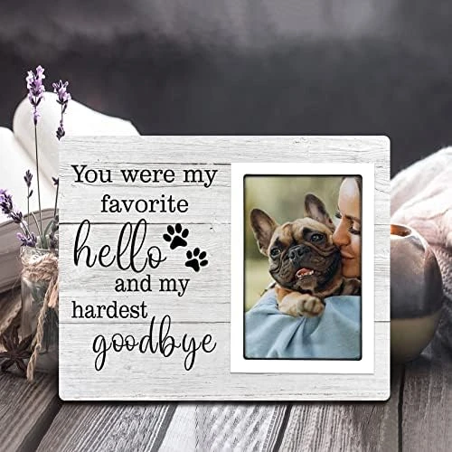 Dog Memorial Gift Photo Frame