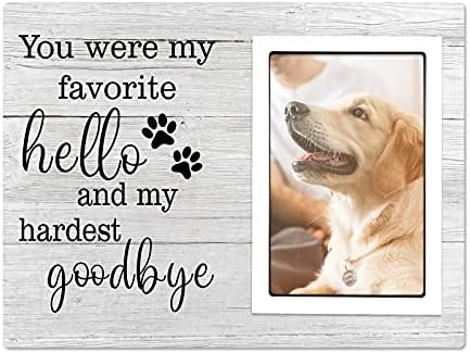 Dog Memorial Gift Photo Frame