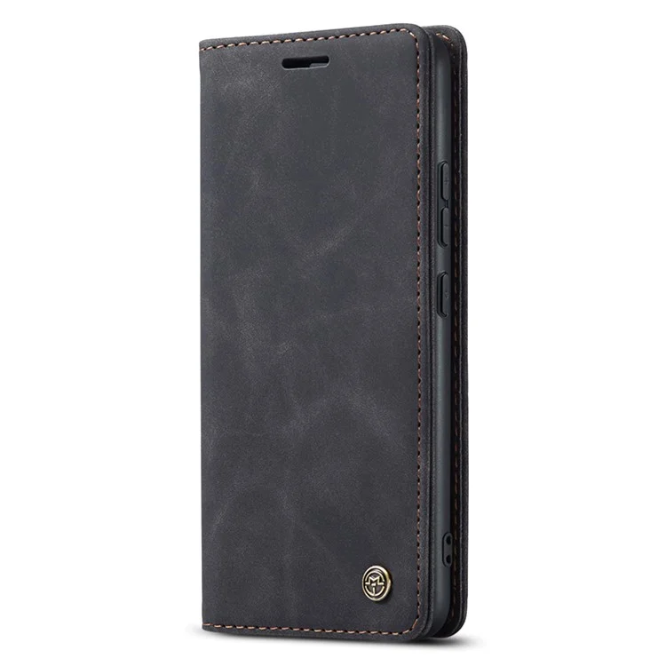 CASEME 013 Series For Oppo Reno10 5G (Global) /  Reno10 Pro 5G (Global) Case PU Leather Wallet Flip Cover - Black-Cellmalls