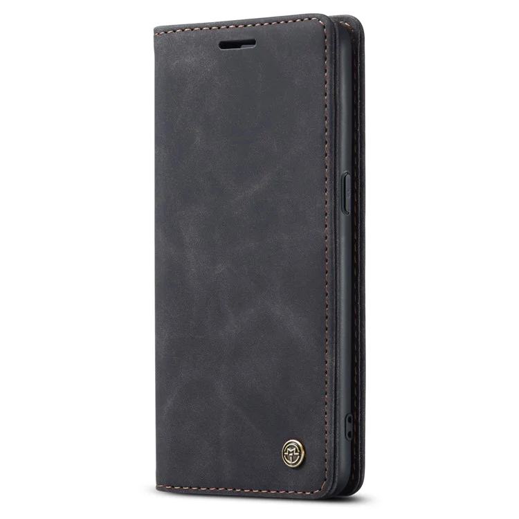 CASEME 013 Series For Oppo Find X6 PU Leather Phone Case Wallet Stand Protective Cover - Black-Cellmalls