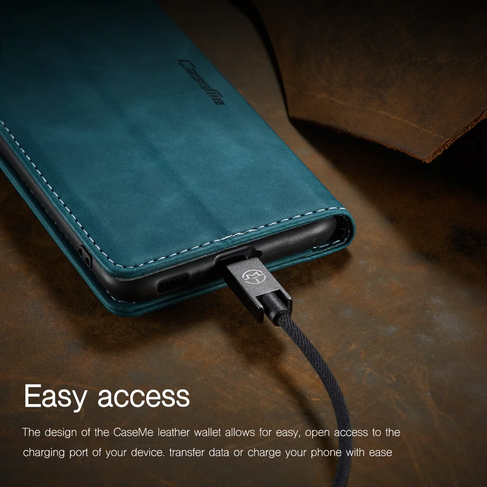 For Oppo A1 Pro 5G / Oppo Reno8 T 5G Case CASEME 013 Series Card Holder Stand Leather Phone Cover - Coffee-Cellmalls