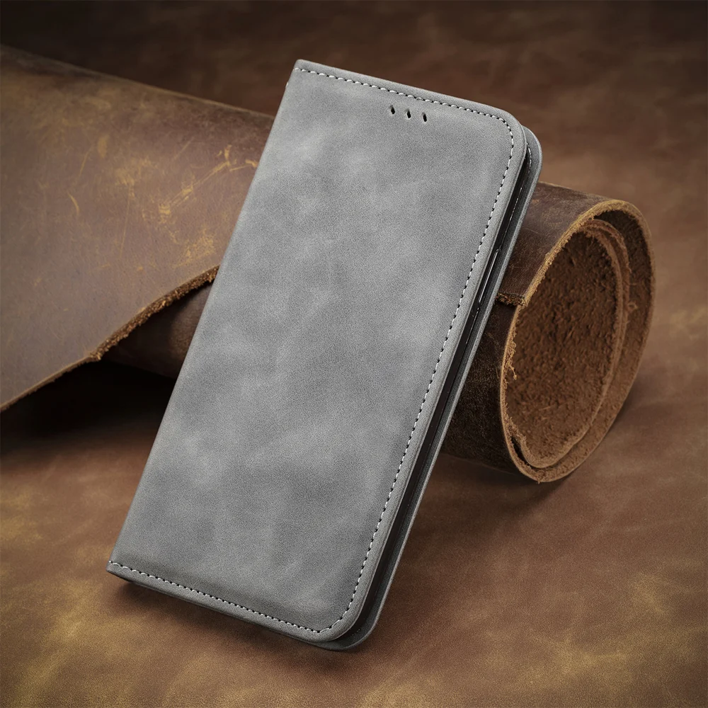 For Oppo Reno13 F 5G Leather Case with Card Holder Magnetic Absorption Phone Cover - Green-Cellmalls