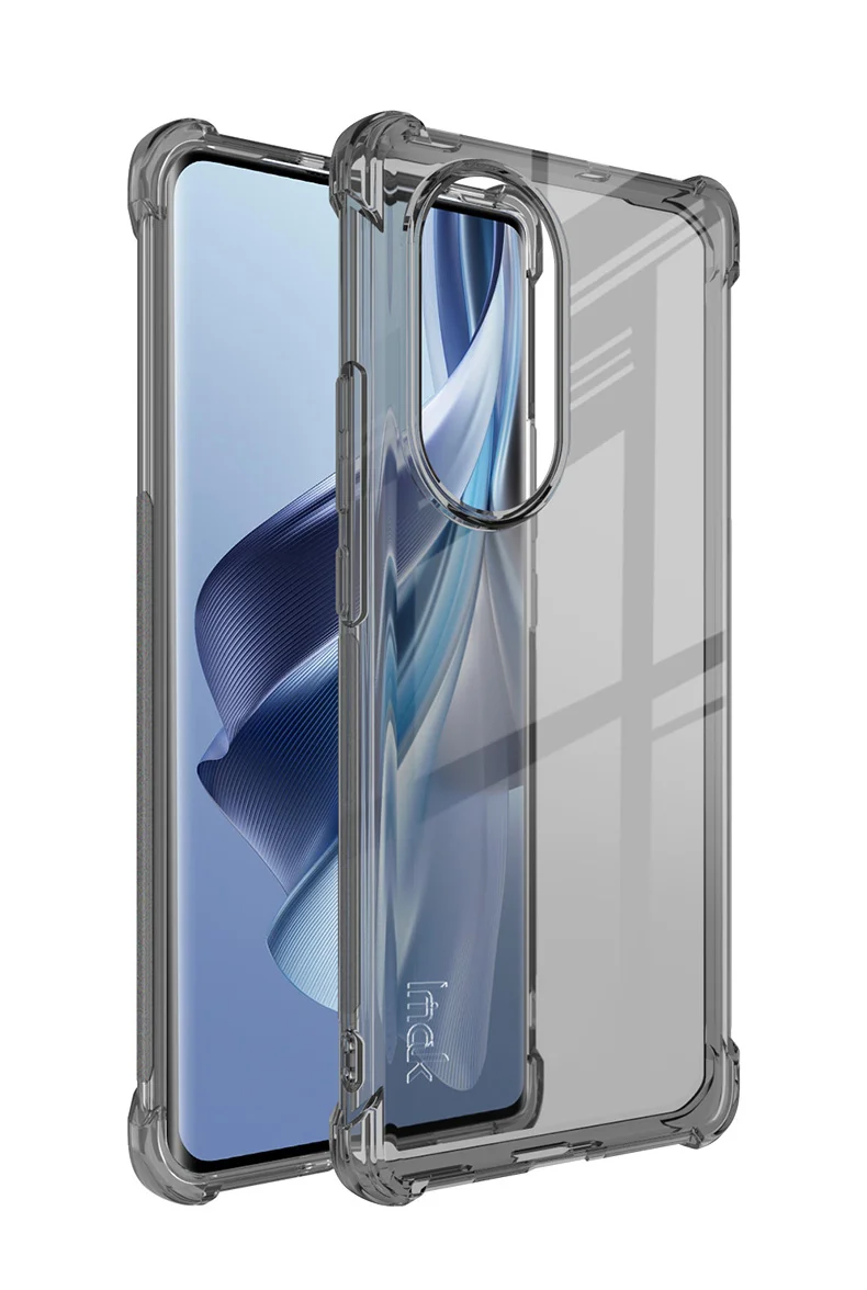 IMAK For Oppo Reno10 Pro 5G (Global) / Reno10 5G (Global) Clear Mobile Phone Case TPU Cover Four Corner Airbag Cushion Smartphone Shell - Transparent-Cellmalls