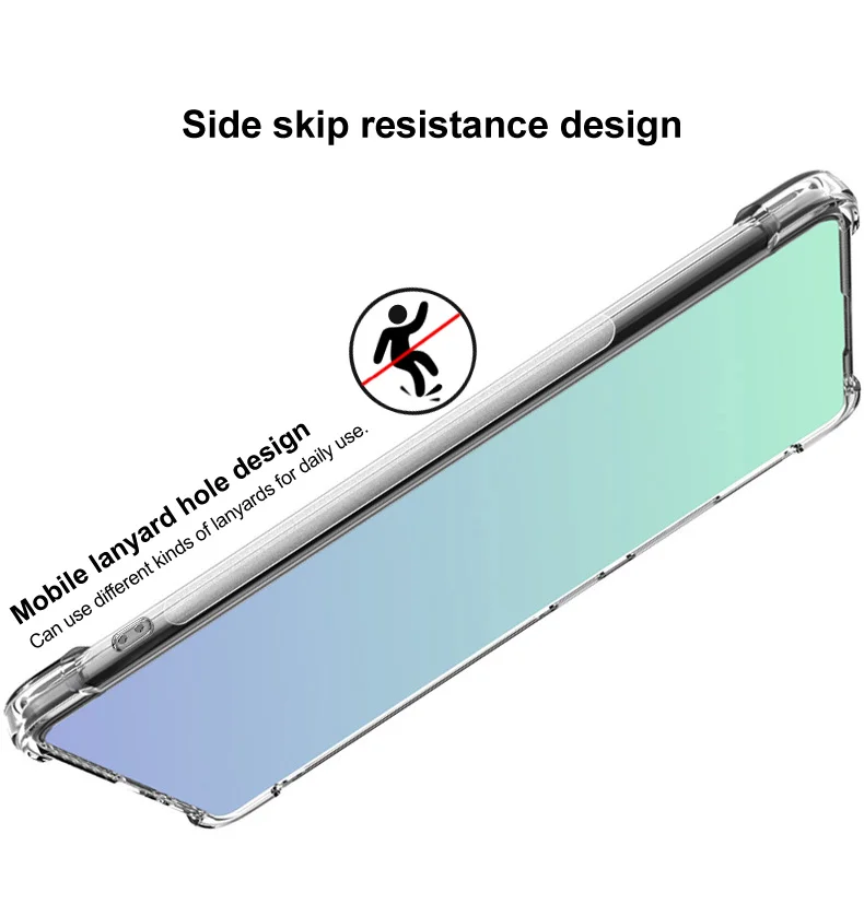 IMAK Case for Oppo Reno11 5G (Global) Shell TPU Airbag Protection Phone Cover - Transparent Black-Cellmalls