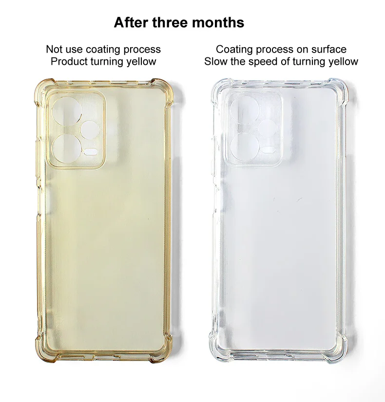 IMAK Case for Oppo Reno11 5G (Global) Shell TPU Airbag Protection Phone Cover - Transparent Black-Cellmalls