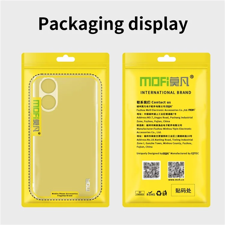 MOFI For Oppo A38 4G TPU Phone Case Transparent Dustproof Shell Cell Phone Cover-Cellmalls