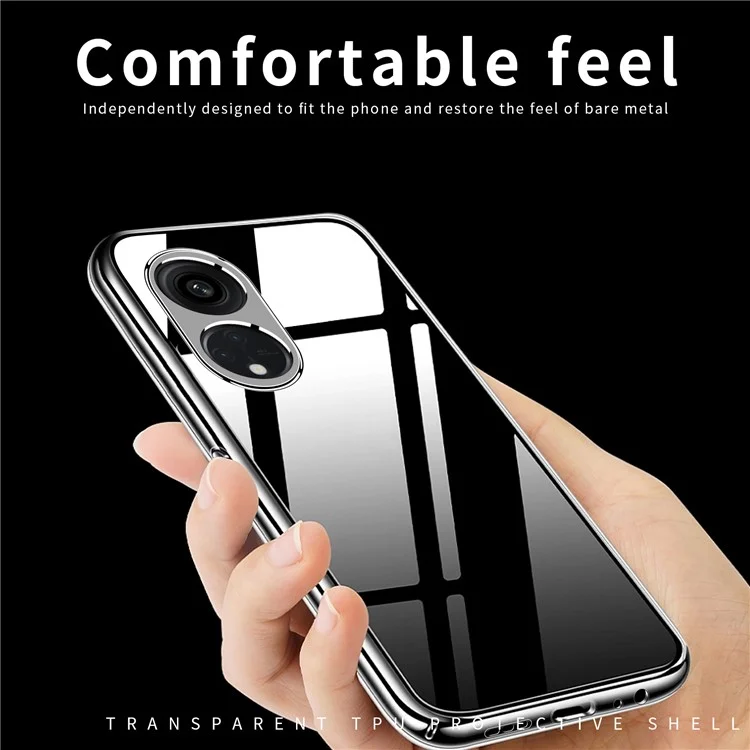 MOFI For Oppo A38 4G TPU Phone Case Transparent Dustproof Shell Cell Phone Cover-Cellmalls