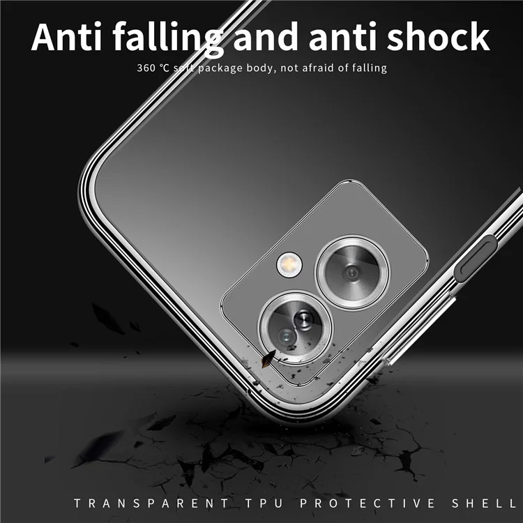 MOFI For Oppo A79 5G / A2 5G Case Crystal Clear TPU Phone Back Cover Protector-Cellmalls