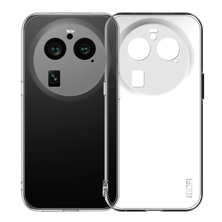 MOFI For Oppo Find X6 Pro Transparent Phone Case Shockproof Anti-drop TPU Phone Cover-Cellmalls
