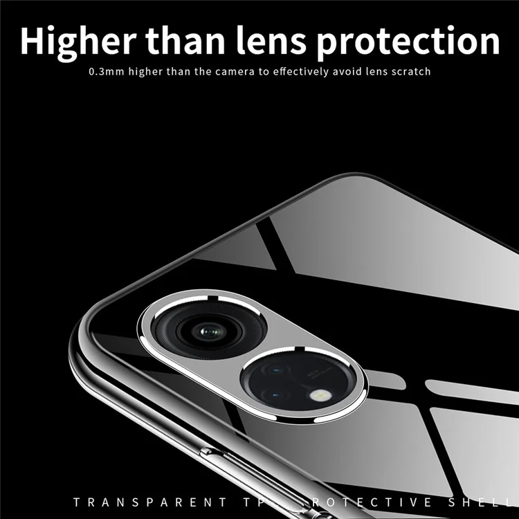 MOFI For Oppo A58 4G Super Clear Cell Phone Case Soft TPU Mobile Phone Cover Shell-Cellmalls