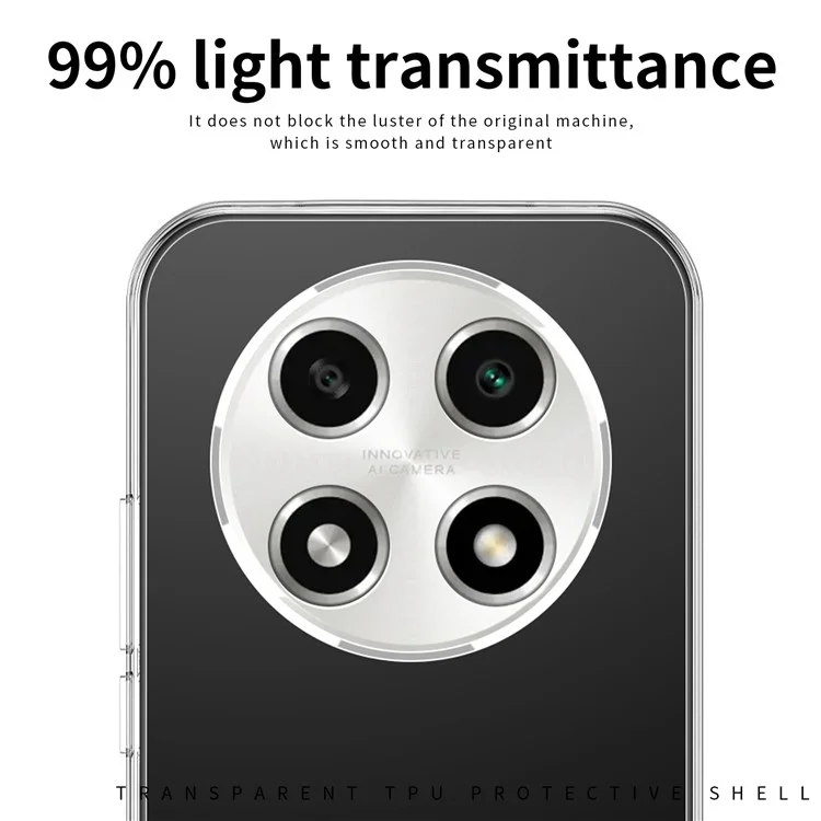 MOFI For Oppo A2 Pro 5G Case TPU Phone Protector HD Clear Cell Phone Cover Shell-Cellmalls