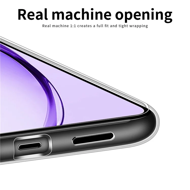 MOFI For Oppo A3x 5G (India) Case Anti-Scratch Clear Soft TPU Phone Cover-Cellmalls