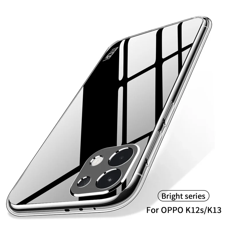 For Oppo K13 5G Clear Phone Case MOFI Ultra-Thin TPU Phone Back Cover - Transparent-Cellmalls