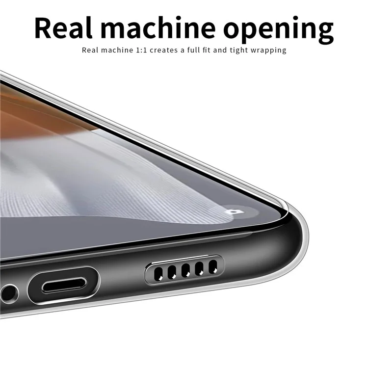 MOFI For Oppo Reno10 Pro+ 5G Phone TPU Case Anti-scratch Transparent Cell Phone Cover-Cellmalls