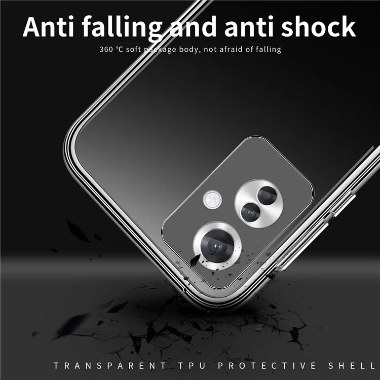 MOFI For Oppo Reno11 F 5G Case Flexible TPU Transparent Phone Cover-Cellmalls