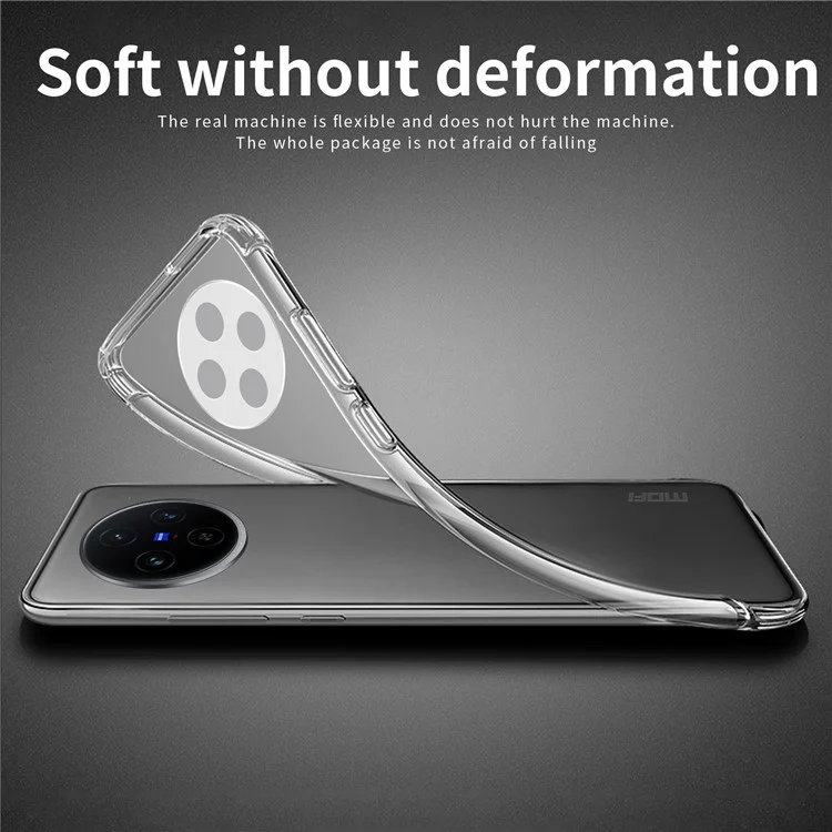 MOFI For Oppo Reno12 F 5G TPU Case Transparent Mobile Phone Cover-Cellmalls