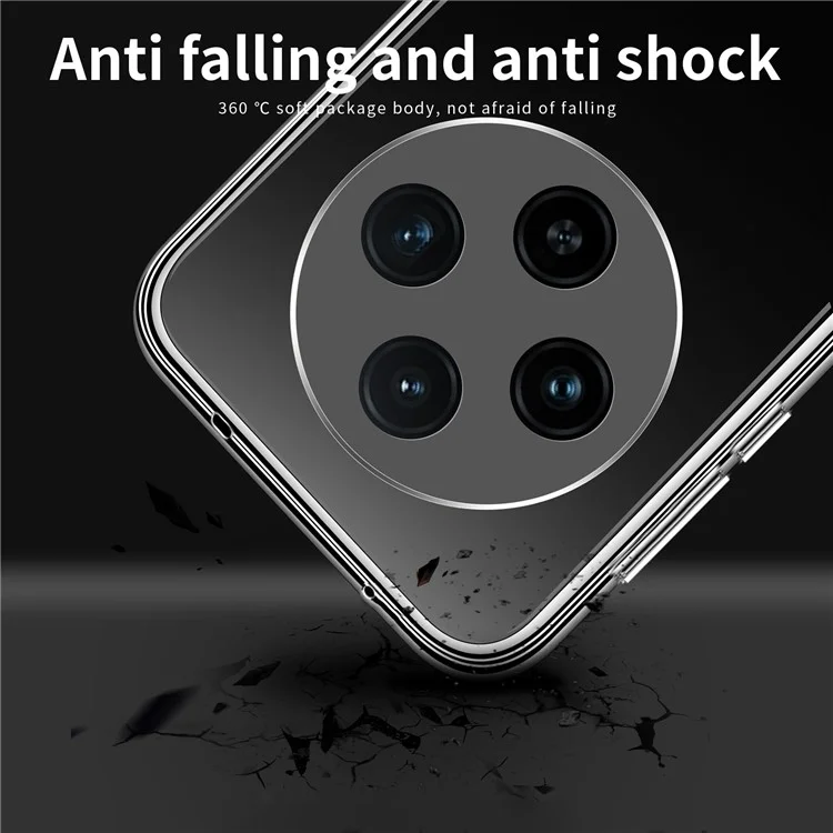 MOFI For Oppo Reno12 F 5G TPU Case Transparent Mobile Phone Cover-Cellmalls