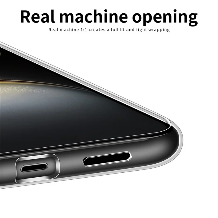 MOFI For Oppo Reno12 F 5G TPU Case Transparent Mobile Phone Cover-Cellmalls