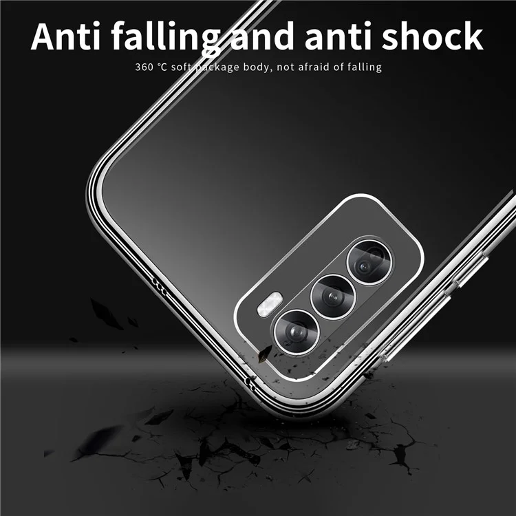 MOFI For Oppo Reno12 5G (Global) Clear Case Soft TPU Protective Phone Cover-Cellmalls