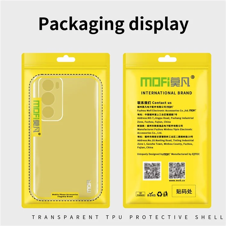 MOFI For Oppo Reno12 Pro 5G (Global) Case Transparent Slim TPU Phone Cover-Cellmalls