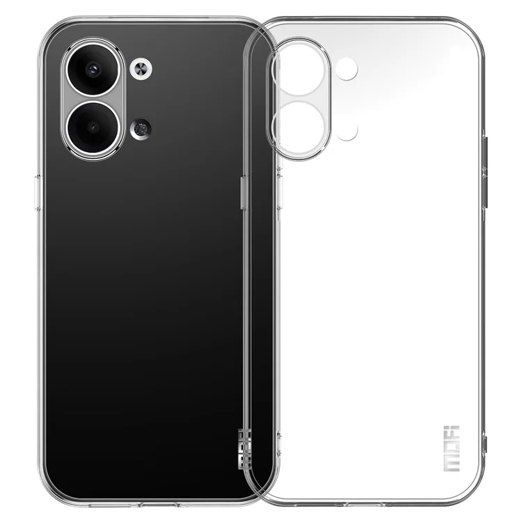 MOFI Transparent Phone Case For Oppo Reno9 5G / Reno9 Pro 5G, Shockproof TPU Mobile Phone Cover-Cellmalls