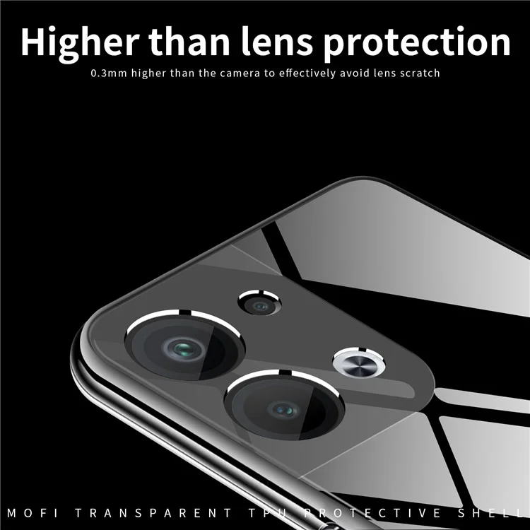 MOFI Back Shell for Oppo Reno9 Pro+ 5G, Shock-absorbing TPU Phone Case High Transparency Protective Cover-Cellmalls