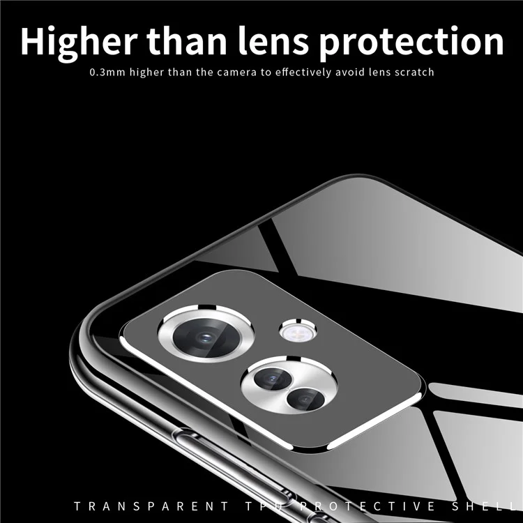 MOFI For Oppo Reno11 F 5G Case Flexible TPU Transparent Phone Cover-Cellmalls