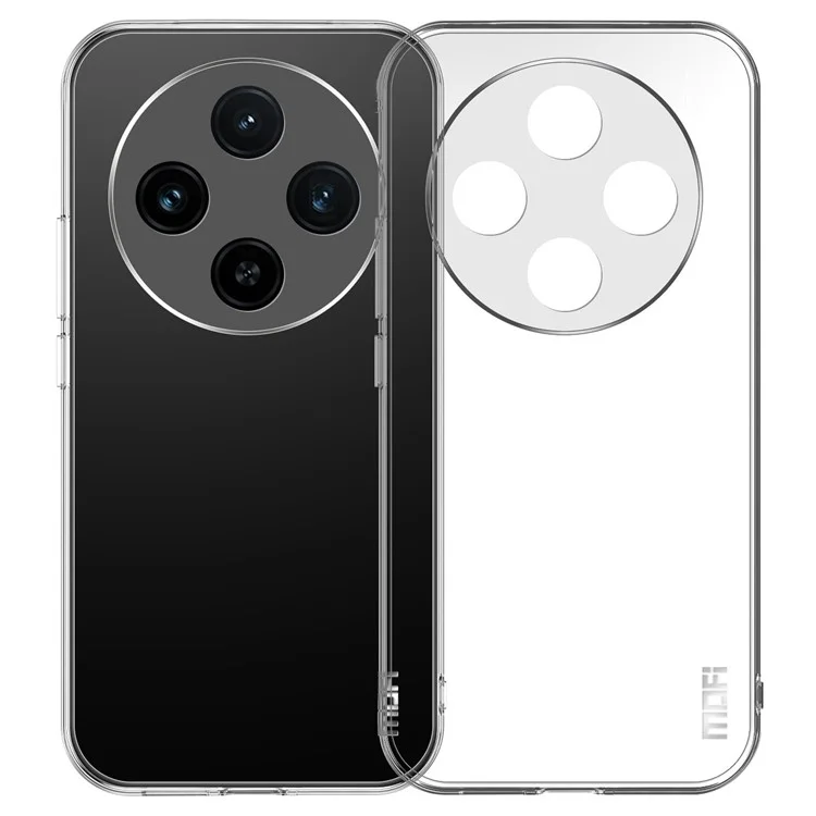 MOFI For Oppo Reno12 F 5G TPU Case Transparent Mobile Phone Cover-Cellmalls