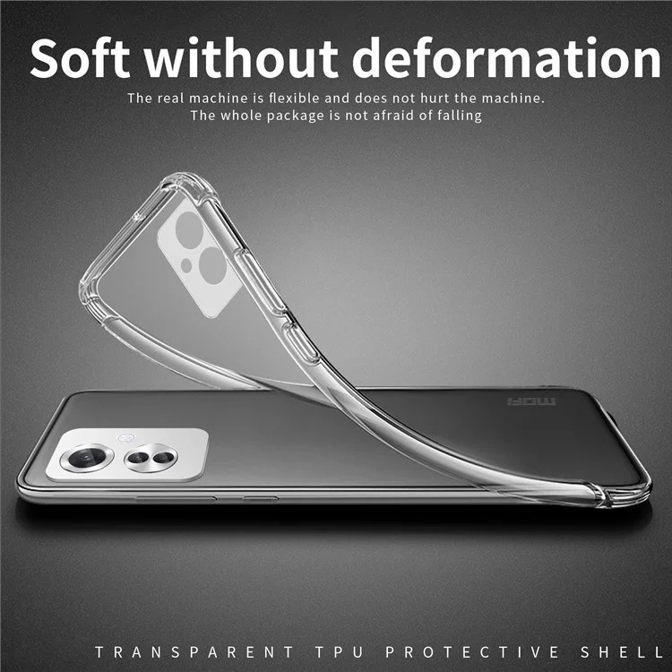 MOFI For Oppo Reno11 F 5G Case Flexible TPU Transparent Phone Cover-Cellmalls