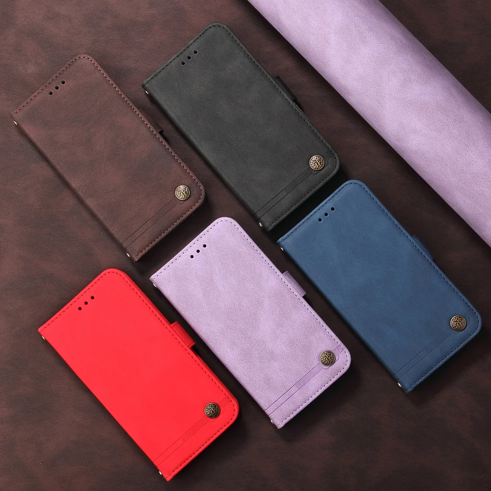 For Oppo A5 5G / Oppo F29 5G Leather Wallet Cases Skin Touch Phone Cover Stand with Strap - Purple-Cellmalls
