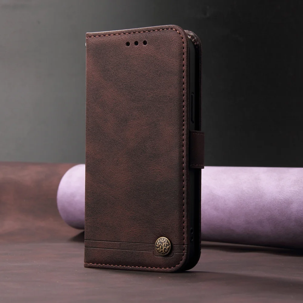 For Oppo A5 5G / Oppo F29 5G Leather Wallet Cases Skin Touch Phone Cover Stand with Strap - Purple-Cellmalls