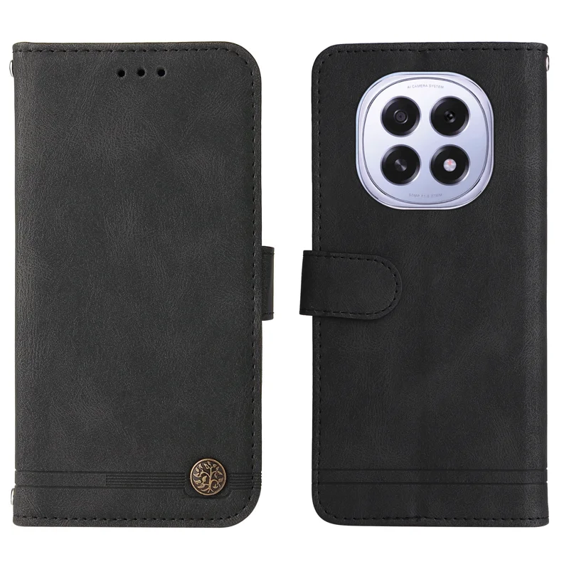 For Oppo A5 5G / Oppo F29 5G Leather Wallet Cases Skin Touch Phone Cover Stand with Strap - Purple-Cellmalls