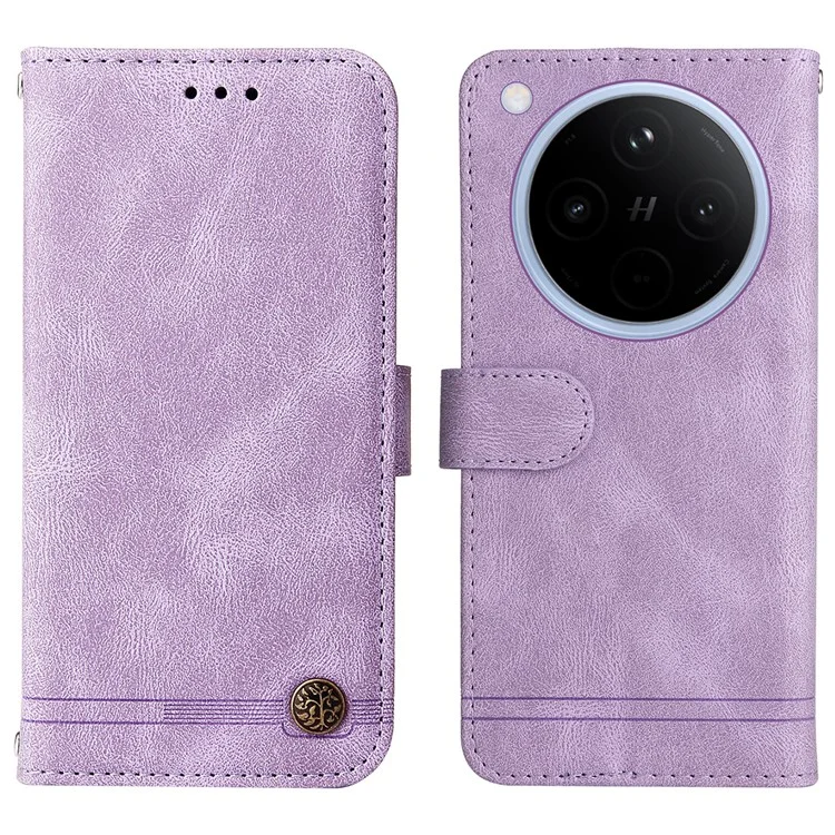 For Oppo Find X8 5G Leather Wallet Cases Skin Touch Phone Cover Stand with Strap - Red-Cellmalls