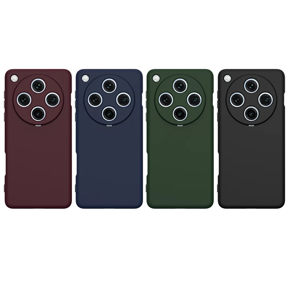 For Oppo Find X8 Pro 5G Case Compatible with MagSafe Anti-Drop Liquid Silicone Phone Cover - Black-Cellmalls