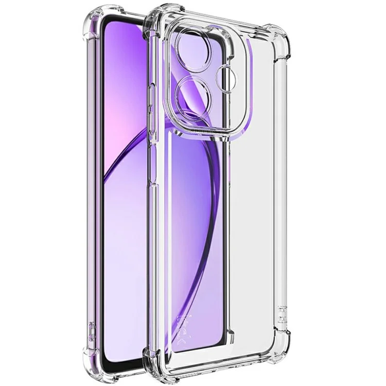 IMAK UX-4 Series Clear Phone Case for Oppo A3x 5G (India)  /  A3x 4G  /  A60 5G  /  A3 5G  /  A40 4G  /  A40M 4G Four Corner Shockproof TPU Back Cover-Cellmalls
