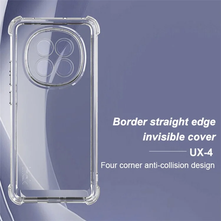 IMAK UX-4 Series For Oppo F29 Pro 5G (Global) / A5 Pro 5G (China) Case Straight Frame Four Corner Shockproof Clear TPU Cover-Cellmalls