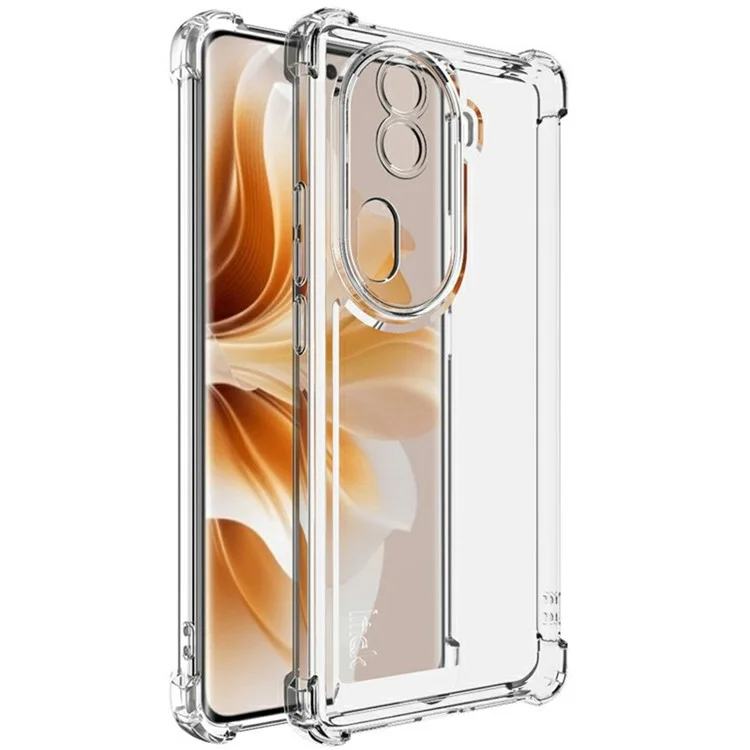 IMAK UX-4 Series Clear Phone Case for Oppo Reno11 Pro 5G (Global)  /  Reno11 (China) 5G Four Corner Shockproof TPU Back Cover-Cellmalls