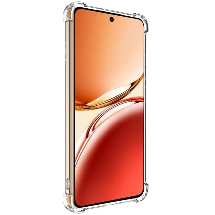 IMAK UX-4 Series For Oppo Reno12 FS 5G / Reno12 F 5G / F27 5G Case Straight Frame Four Corner Shockproof Clear TPU Cover-Cellmalls