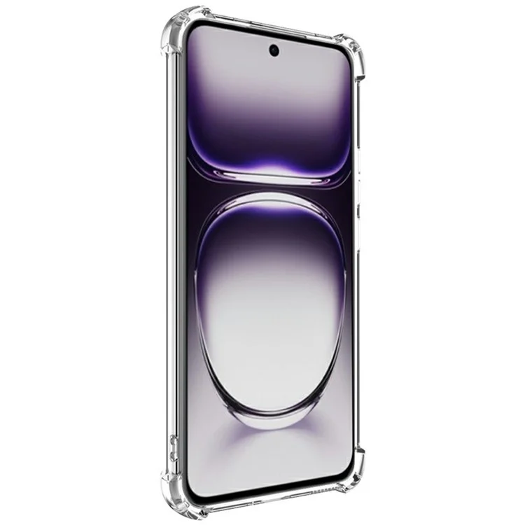 IMAK UX-4 Series for Oppo Reno12 Pro 5G (Global) Clear Phone Case Four Corner Shockproof TPU Back Cover-Cellmalls