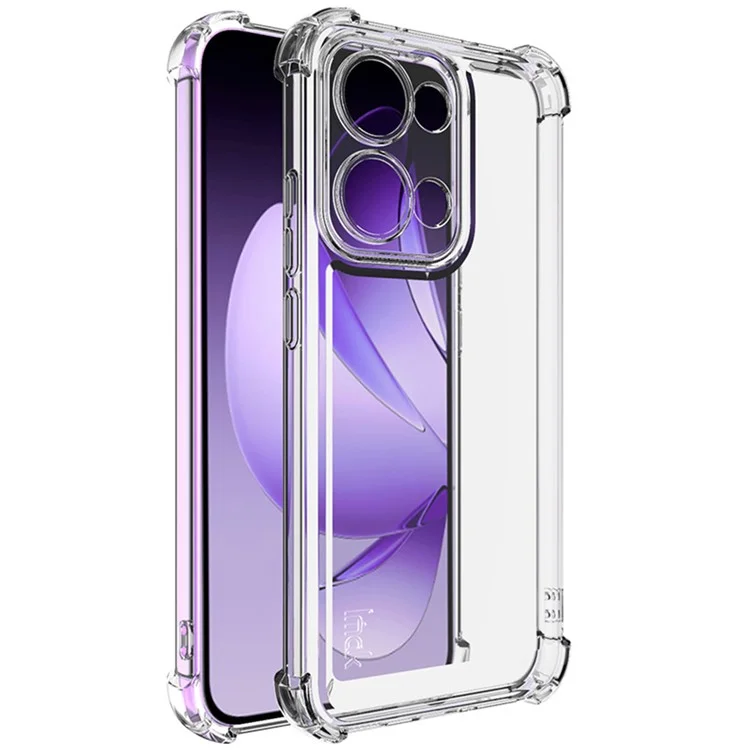 IMAK UX-4 Series For Oppo Reno13 5G (Global) Case Straight Frame Four Corner Shockproof Clear TPU Cover-Cellmalls